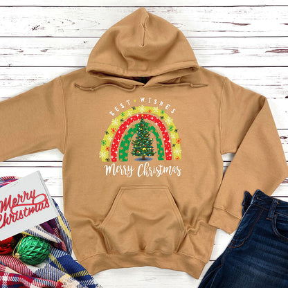 Best Wishes Christmas Hooded Sweatshirt