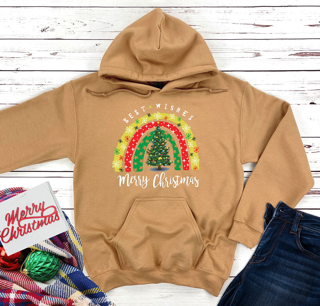 Best Wishes Christmas Hooded Sweatshirt