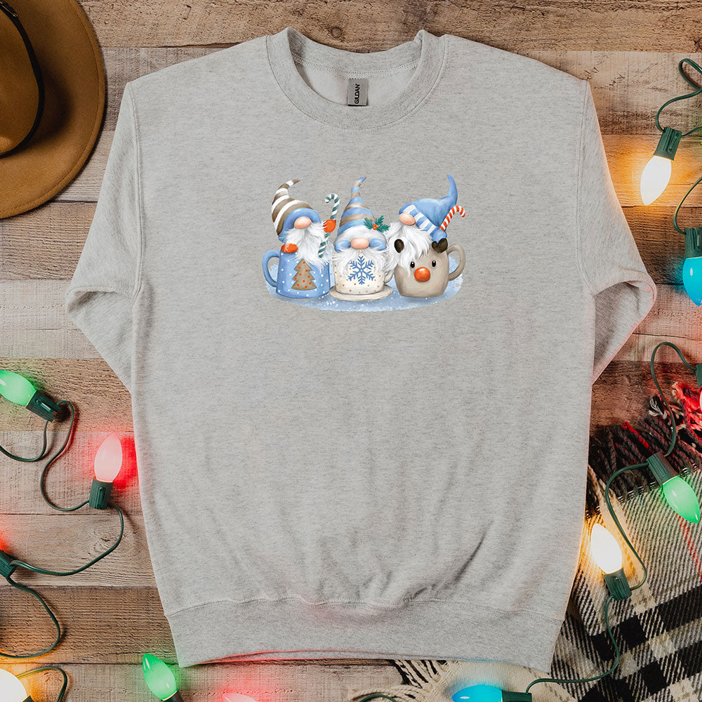 Gnomes in Mugs Sweatshirt