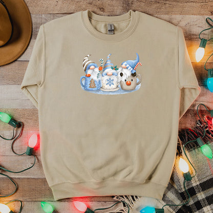 Gnomes in Mugs Sweatshirt