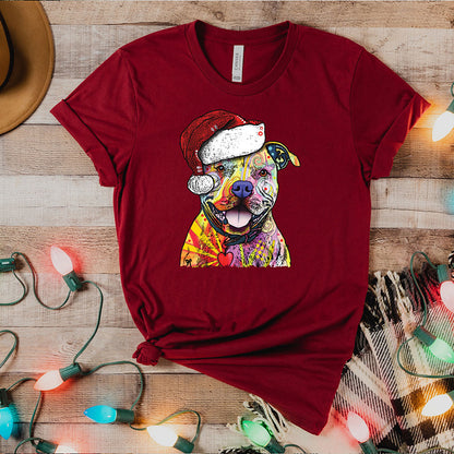 Christmas Pitbull Tee