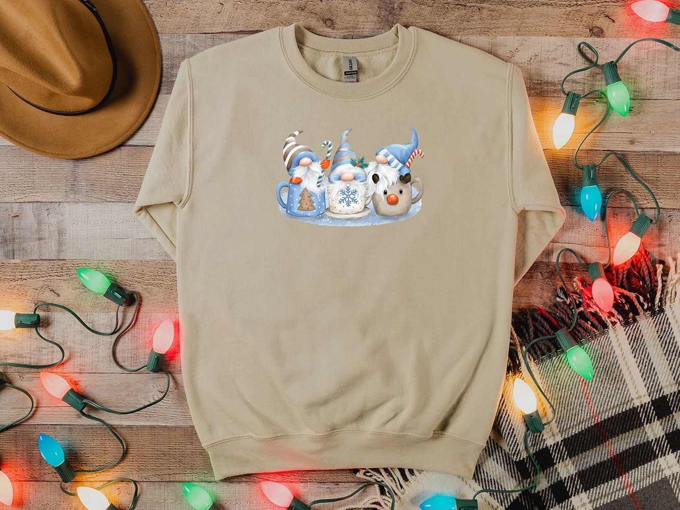 Gnomes in Mugs Sweatshirt