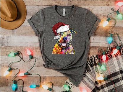 Christmas Pitbull Tee