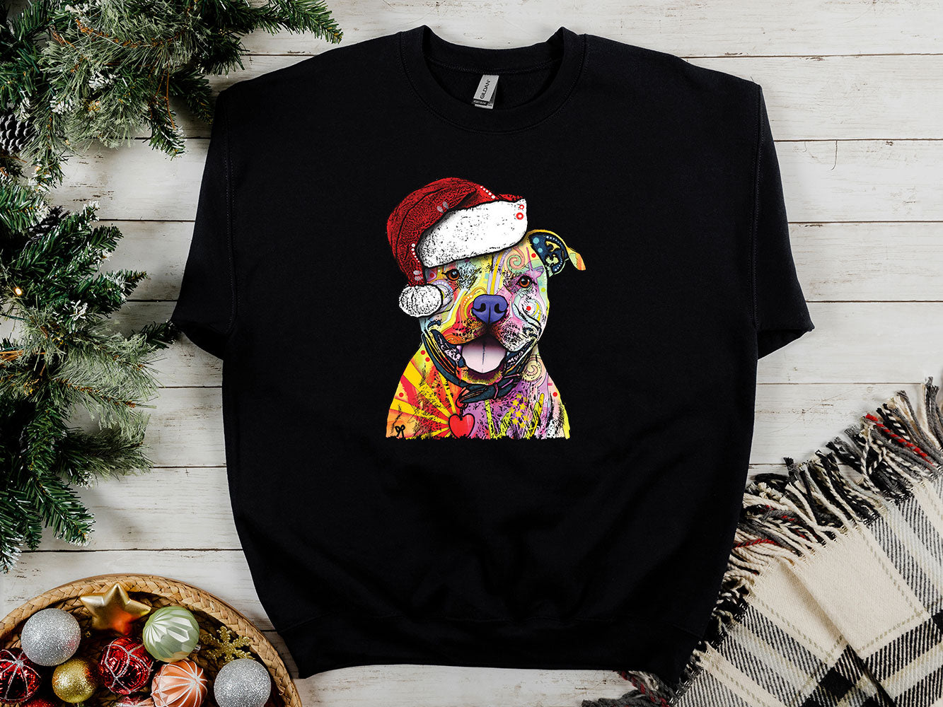 Christmas Pitbull Sweatshirt