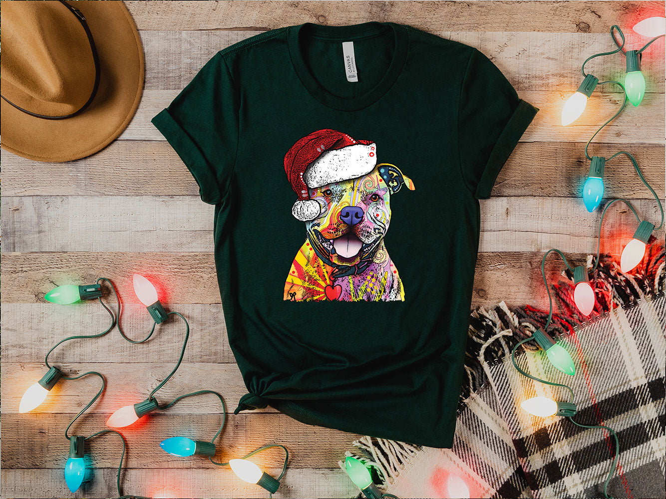 Christmas Pitbull Tee