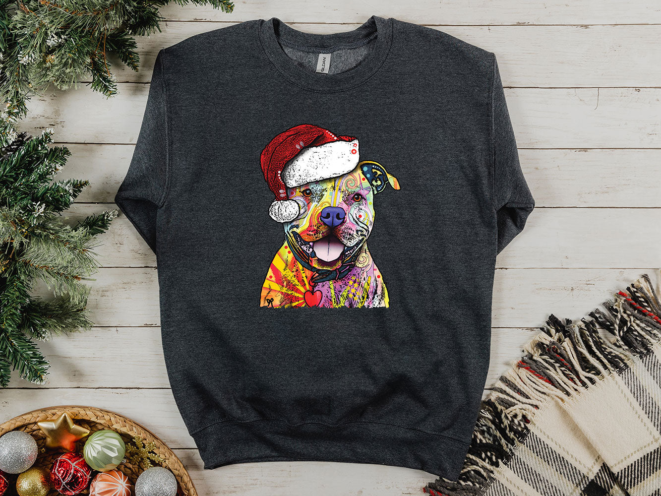 Christmas Pitbull Sweatshirt