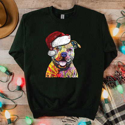 Christmas Pitbull Sweatshirt