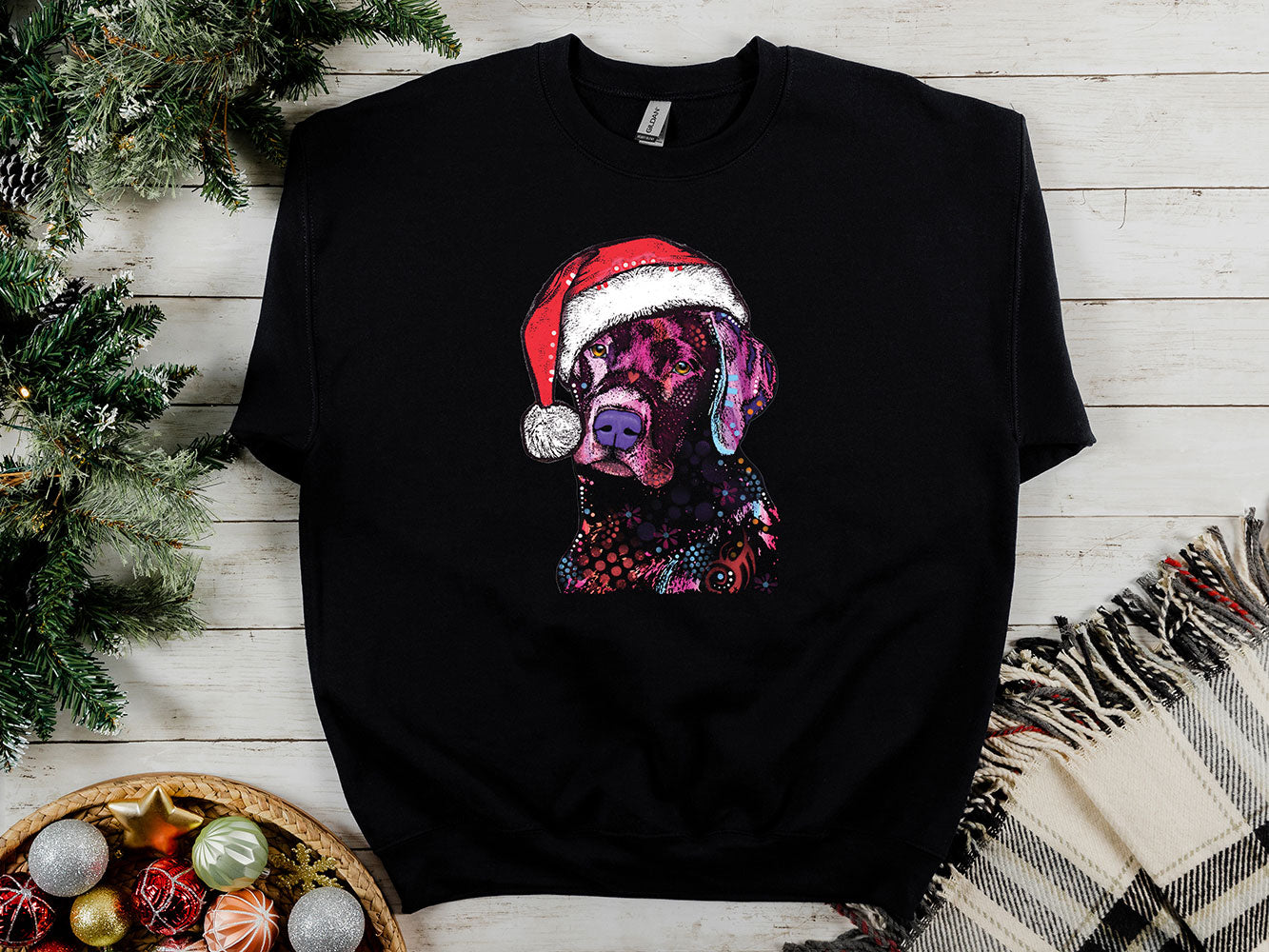 Christmas Lab Sweatshirt