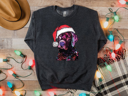 Christmas Lab Sweatshirt