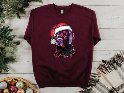 Christmas Lab Sweatshirt