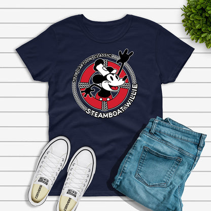 Steamboat Willie Life Preserver T-Shirt