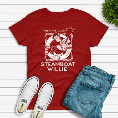 Steamboat Willie Life Preserver T-Shirt