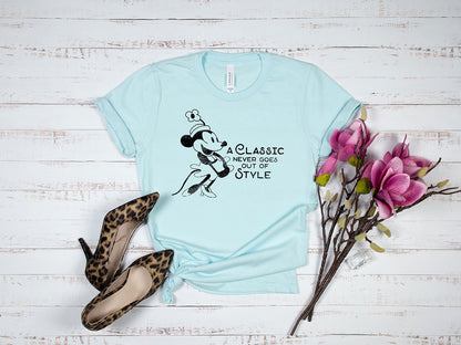 Steamboat Willie A Classic Never Tee