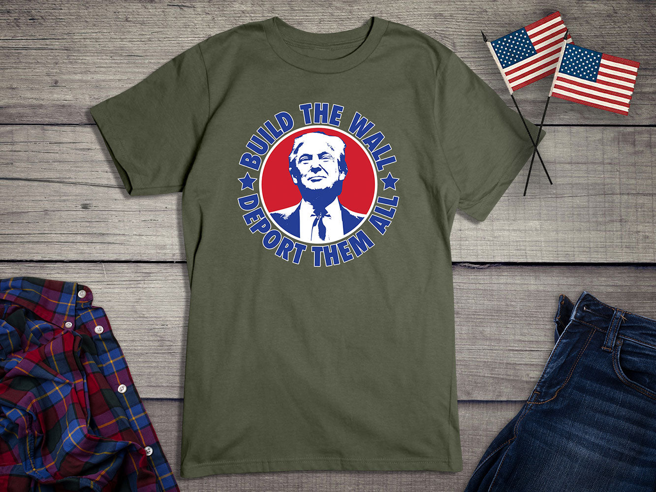 Build The Wall Trump T-Shirt