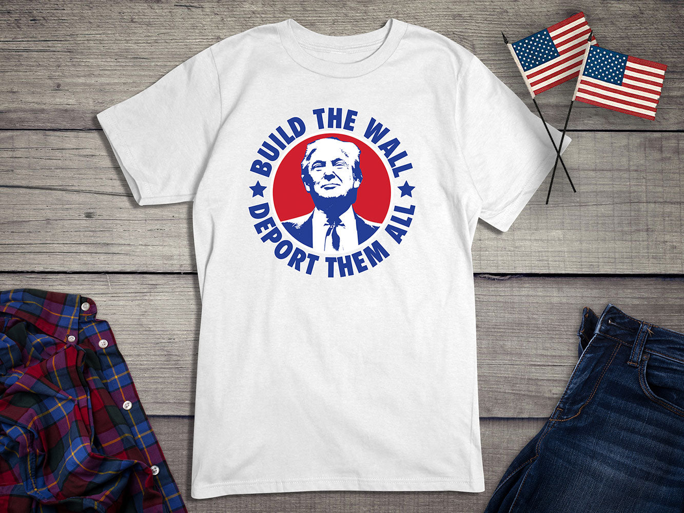 Build The Wall Trump T-Shirt