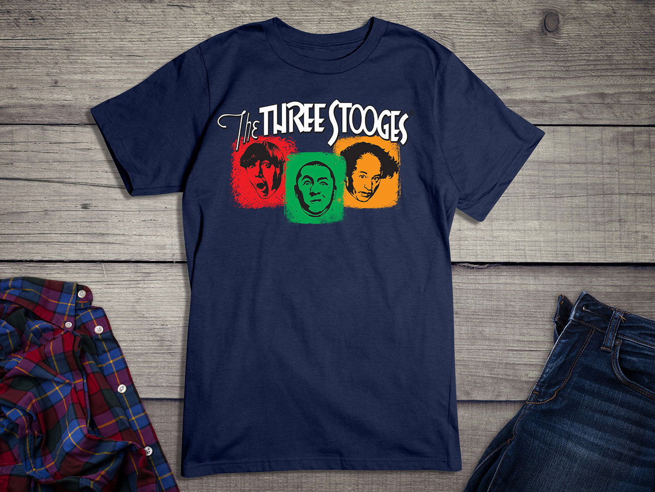 The Three Stooges, Colorful Stooges T-shirt