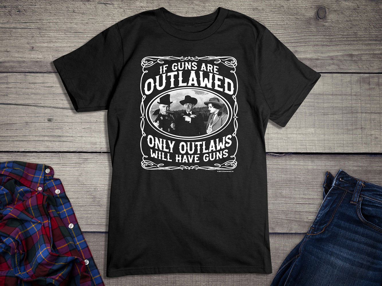 The Three Stooges, Stooges Outlaws T-shirt