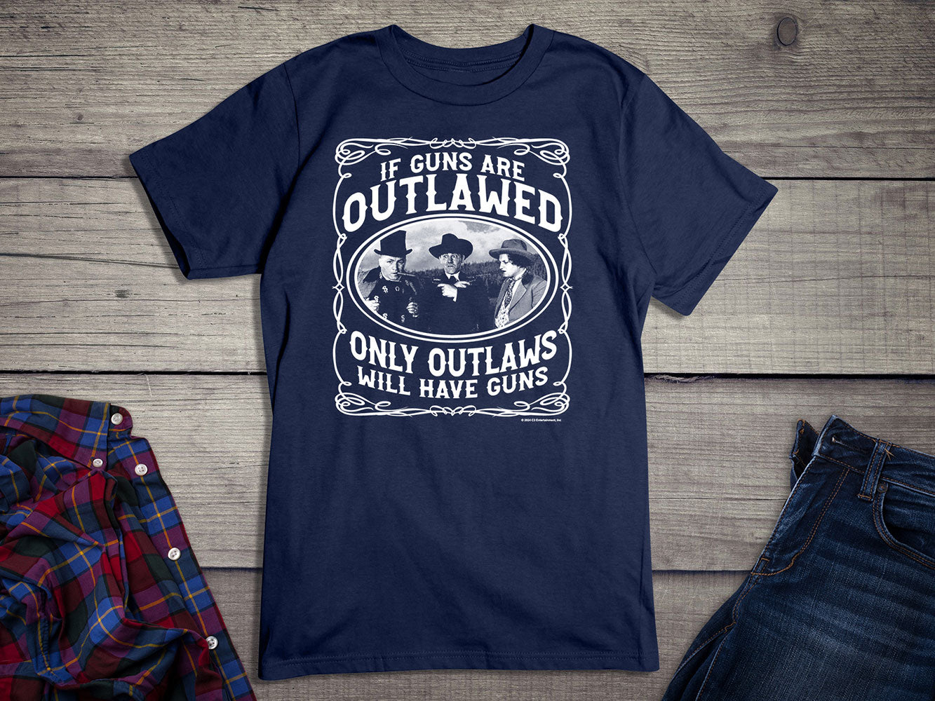 The Three Stooges, Stooges Outlaws T-shirt