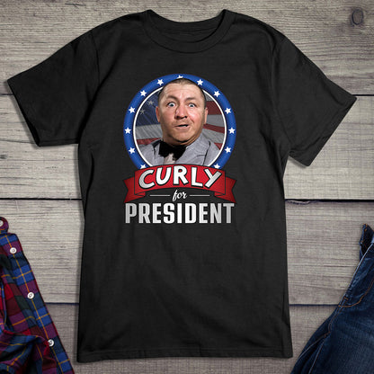 The Three Stooges, Curly For President T-shirt