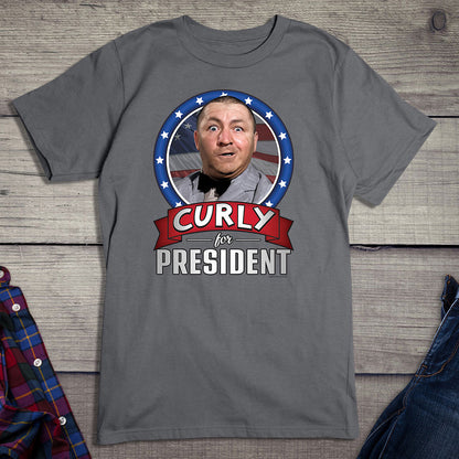 The Three Stooges, Curly For President T-shirt