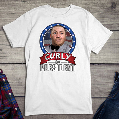 The Three Stooges, Curly For President T-shirt