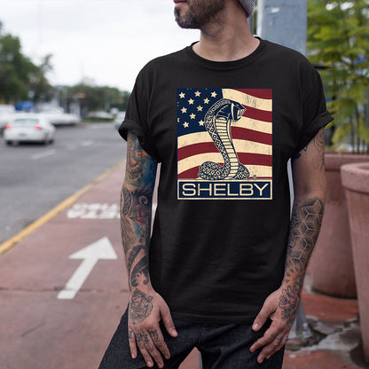 Shelby Cobra Flag T-shirt