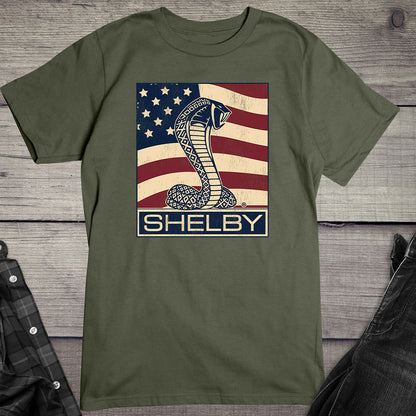 Shelby Cobra Flag T-shirt