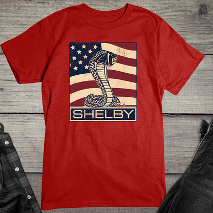 Shelby Cobra Flag T-shirt