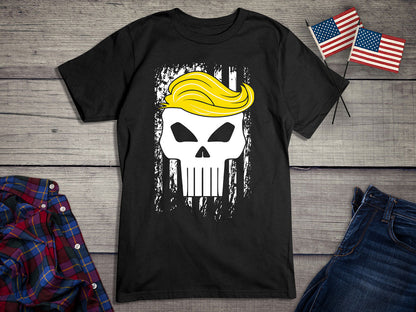 Trump Hair Skull T-Shirt