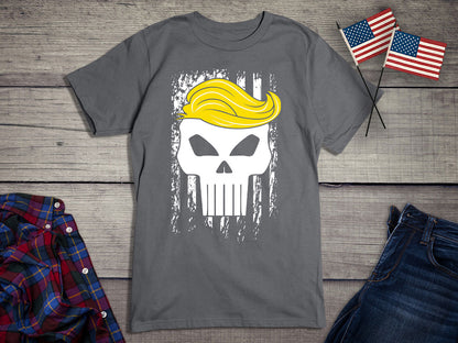 Trump Hair Skull T-Shirt