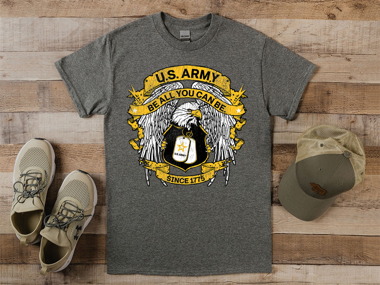 Army Eagle Tags T-Shirt