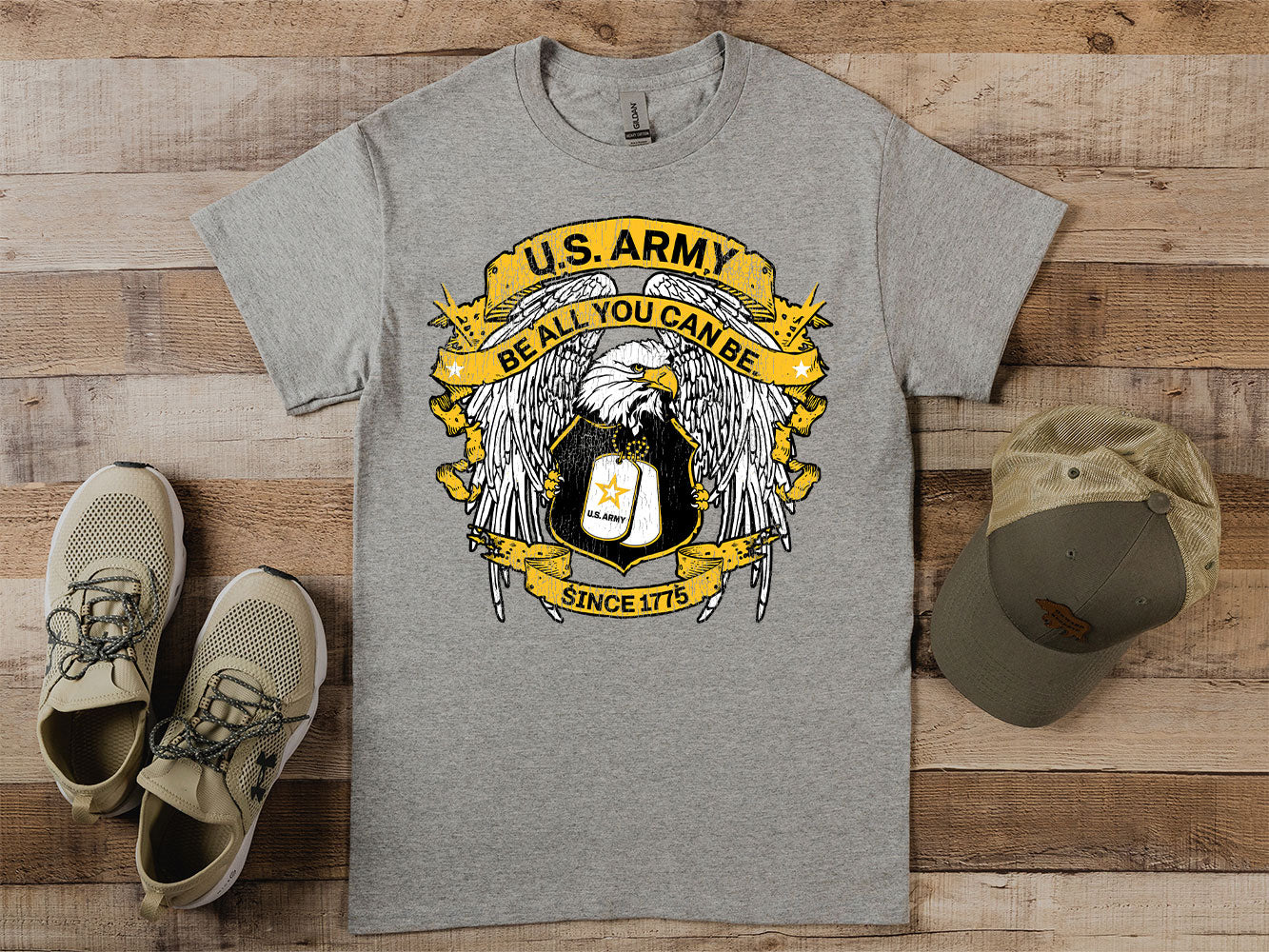 Army Eagle Tags T-Shirt