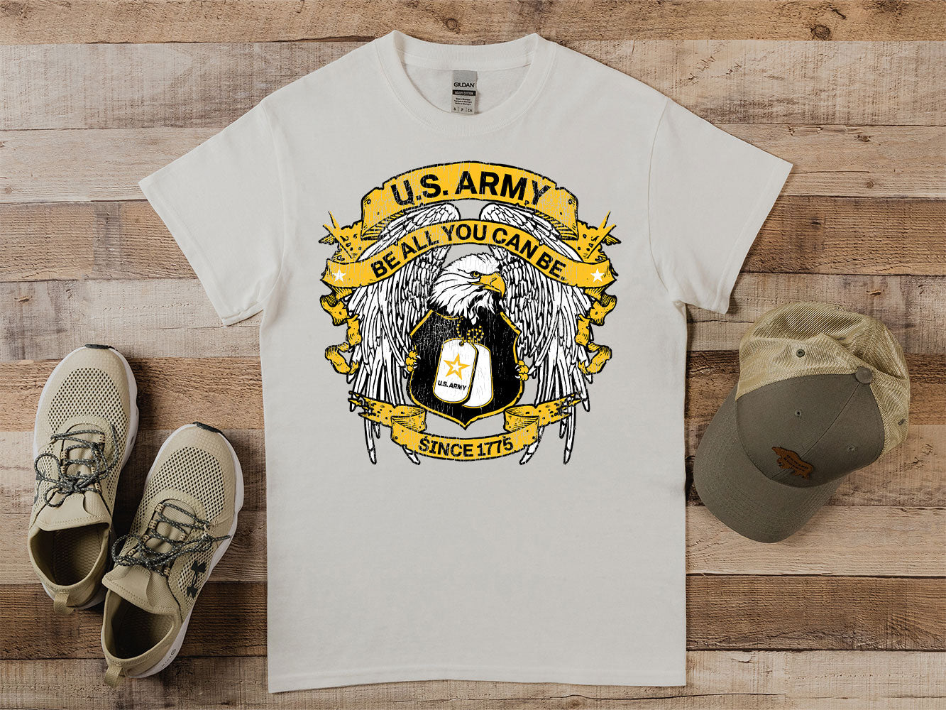 Army Eagle Tags T-Shirt