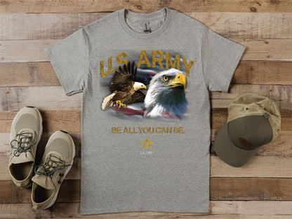 Army Eagle Flag T-Shirt