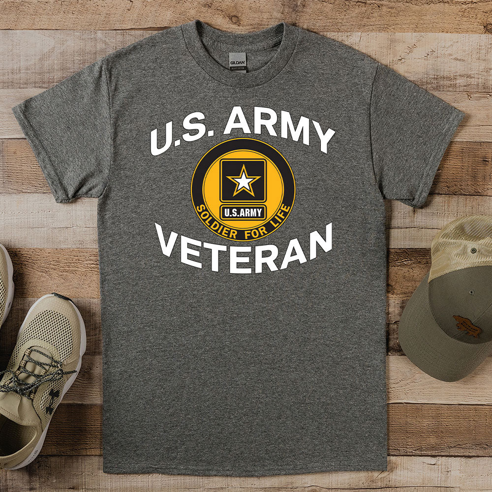 Army Veteran Circle T-Shirt