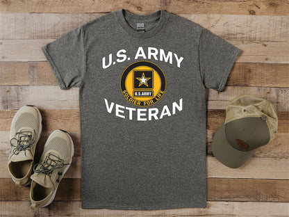 Army Veteran Circle T-Shirt