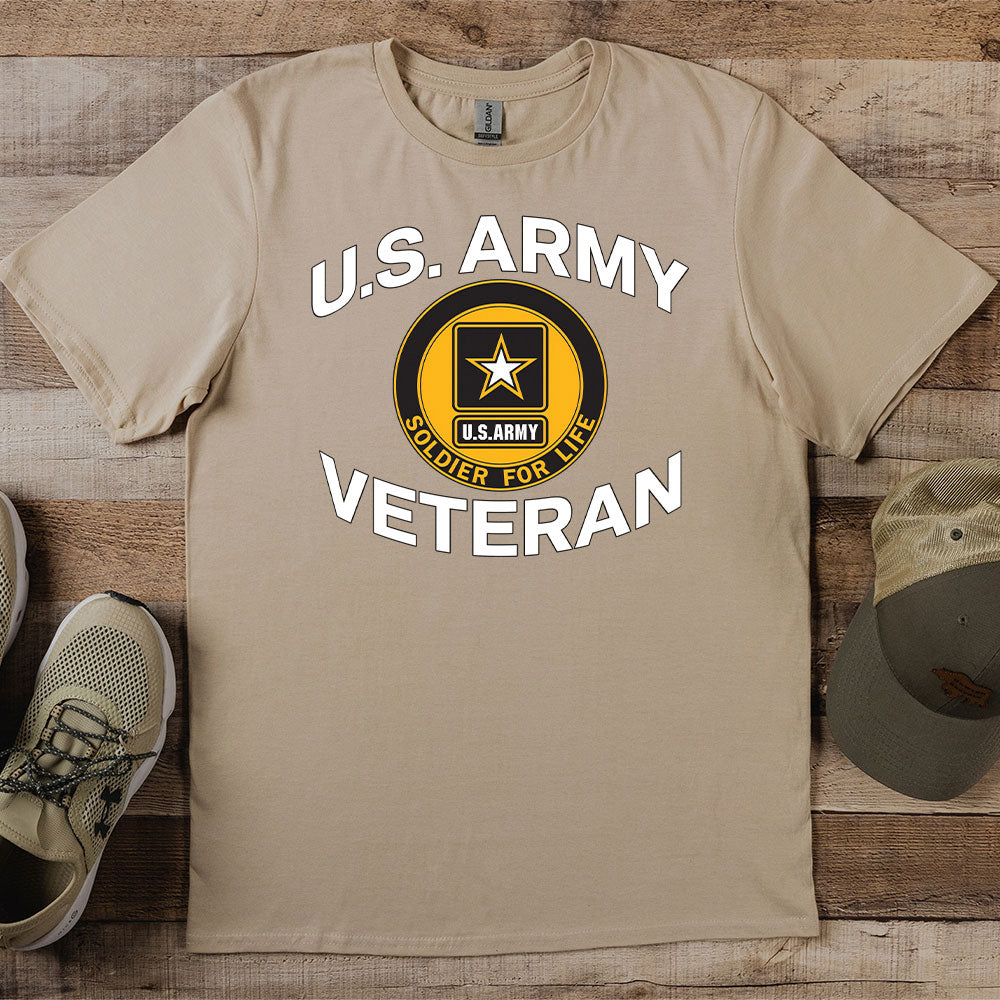 Army Veteran Circle T-Shirt