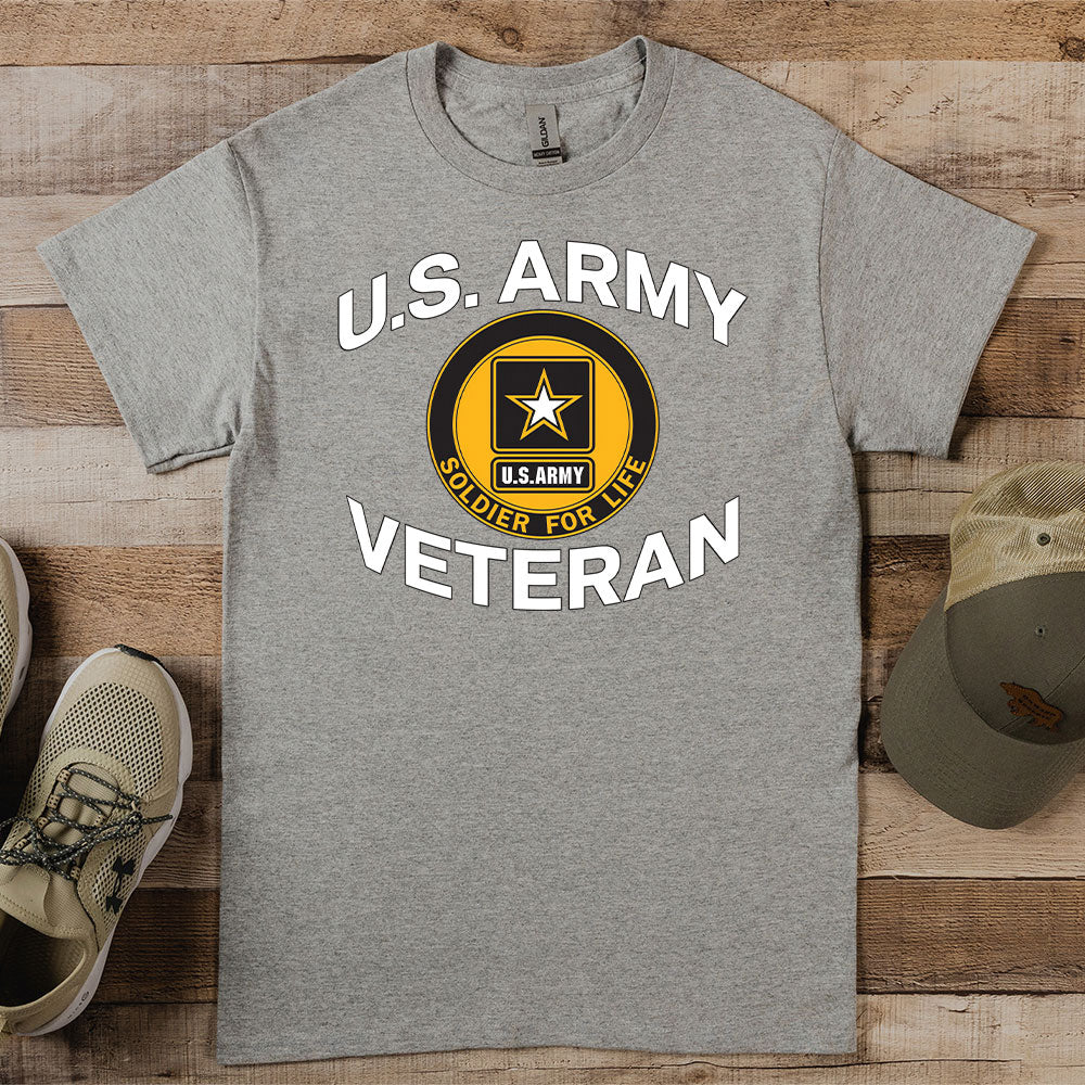 Army Veteran Circle T-Shirt