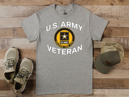 Army Veteran Circle T-Shirt