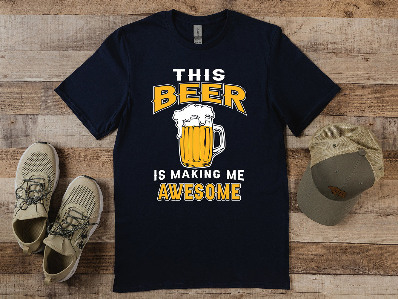 Beer Making Me Awesome T-Shirt