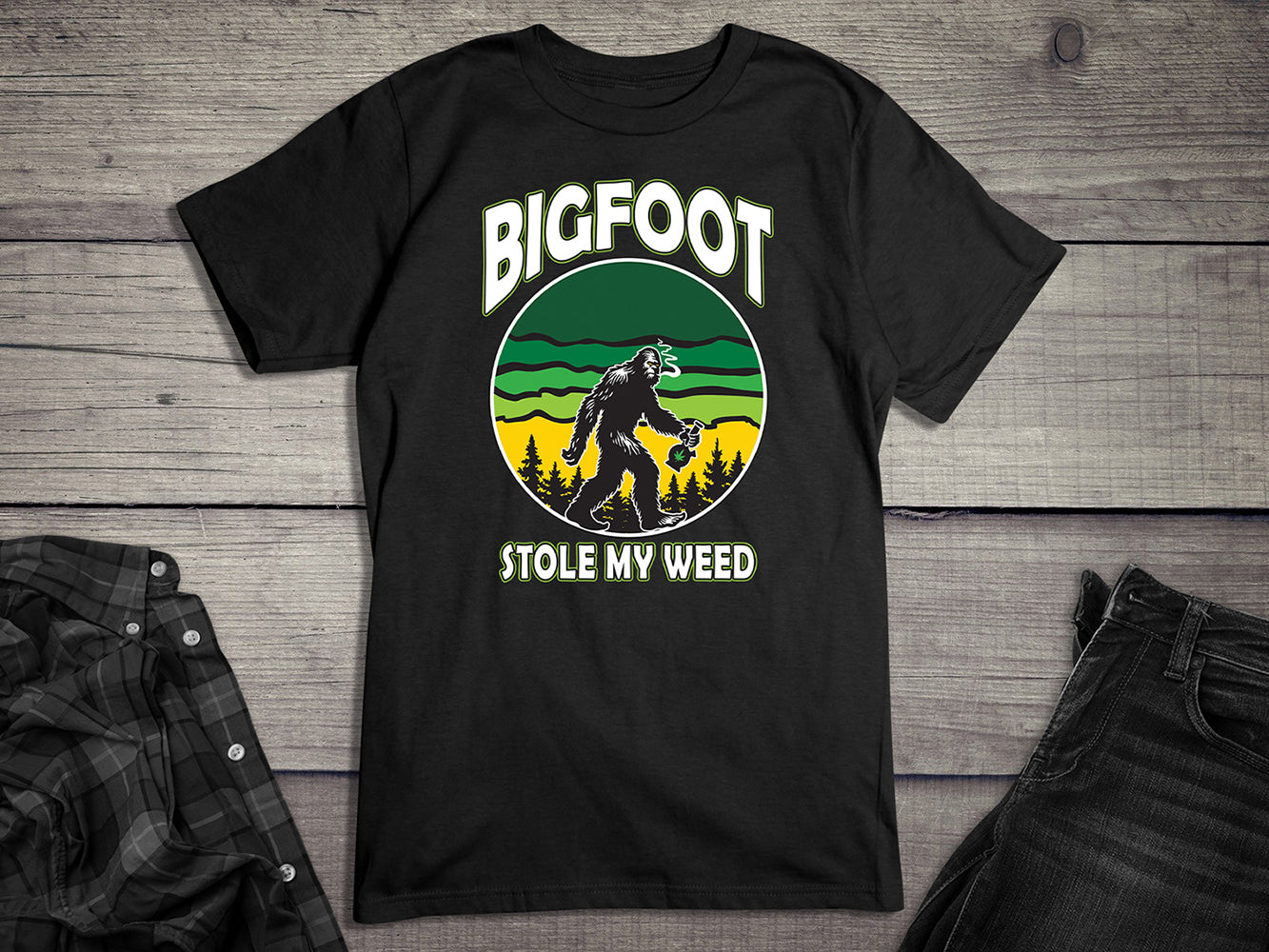 Bigfoot Stole My Weed T-shirt