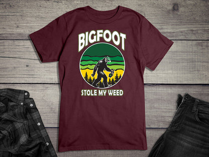 Bigfoot Stole My Weed T-shirt