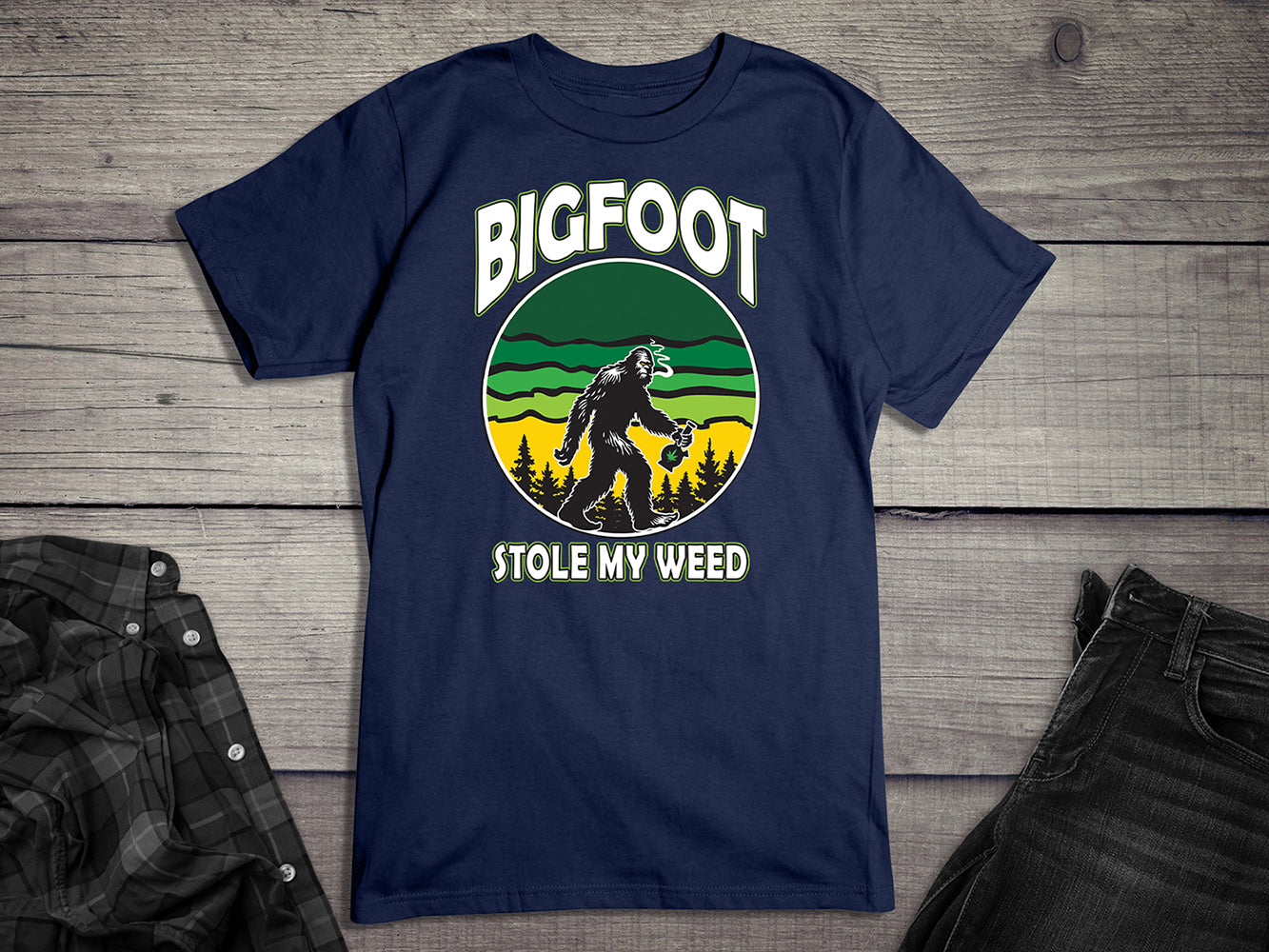 Bigfoot Stole My Weed T-shirt