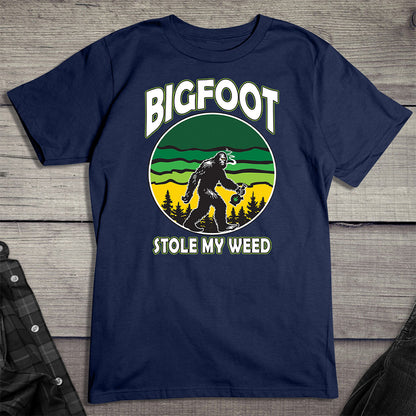 Bigfoot Stole My Weed T-shirt