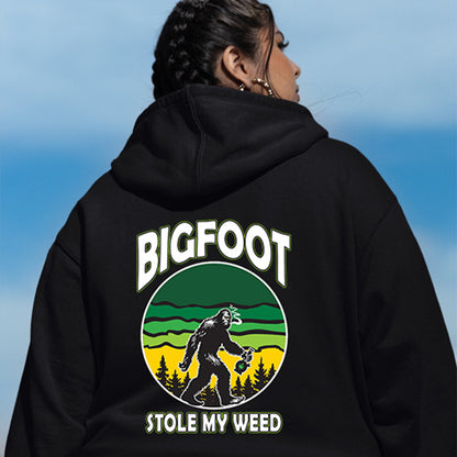 Bigfoot Stole My Weed Hoodie