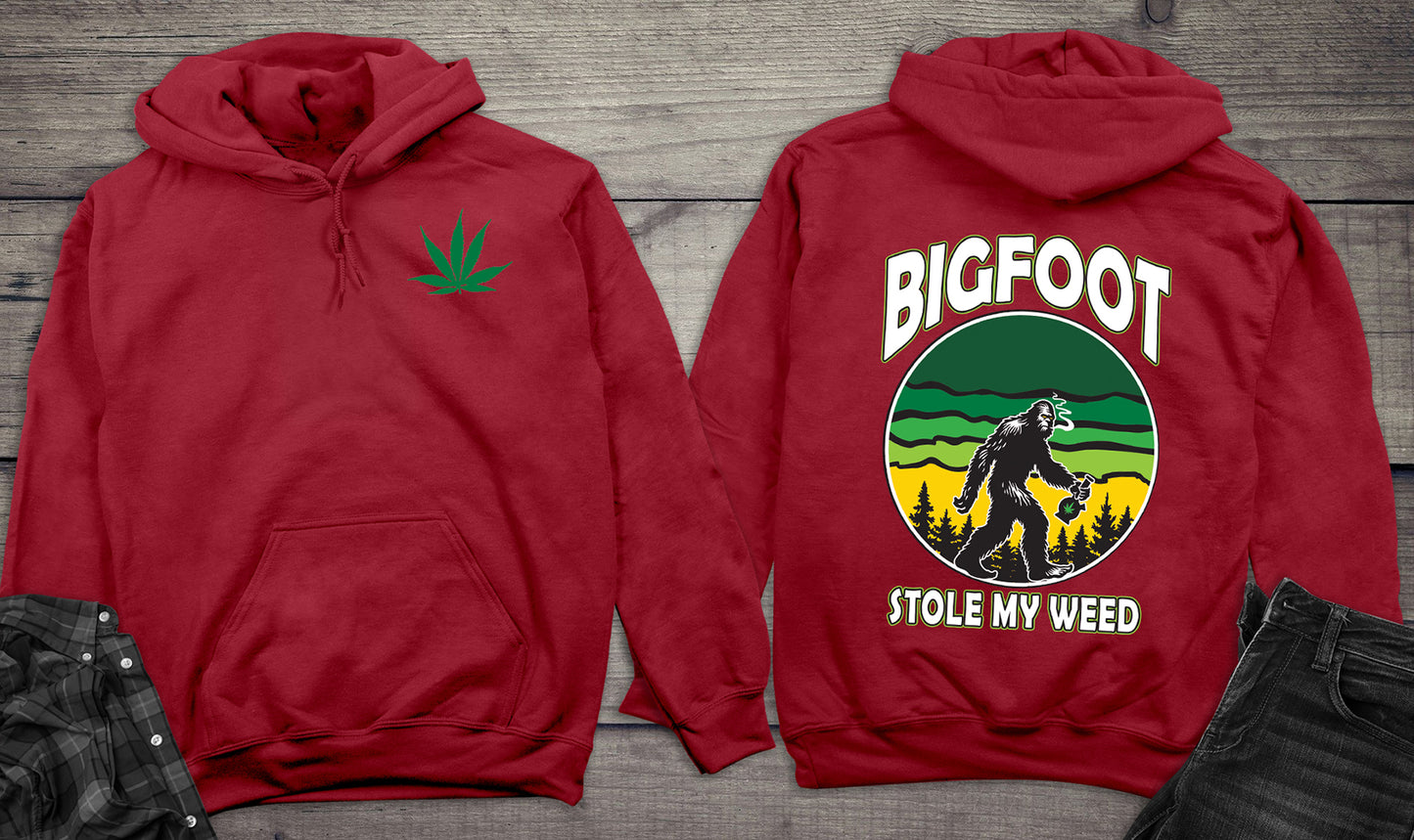 Bigfoot Stole My Weed Hoodie