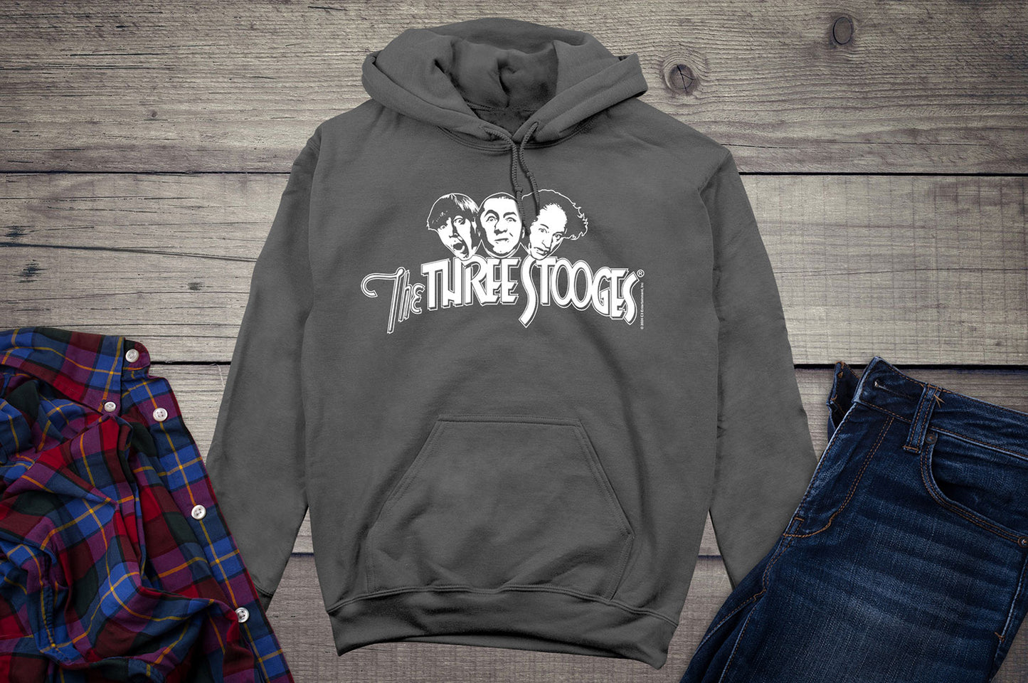 The Three Stooges Logo Hoodie