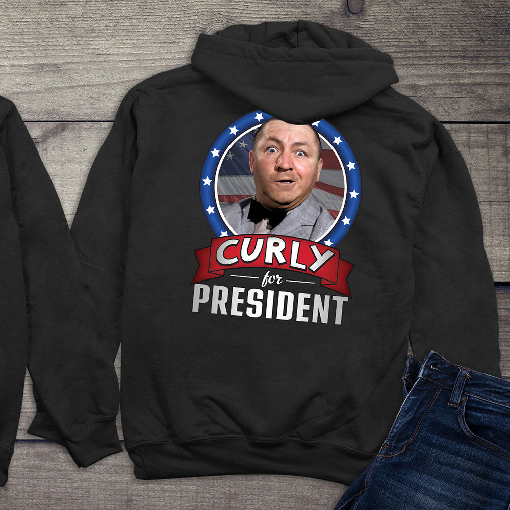 Curly For President Hoodie