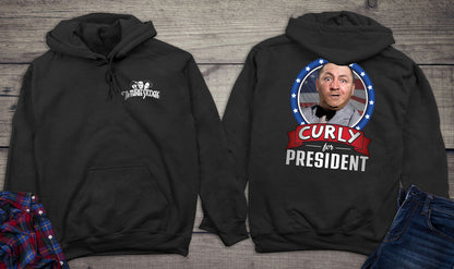 Curly For President Hoodie