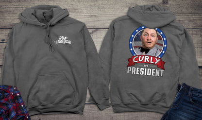 Curly For President Hoodie